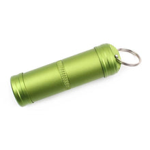 Camping Survival Waterproof Pills Box Container Aluminum Medicine Bottle Keychain Outdoor Emergency Gear EDC Travel Kits Tool