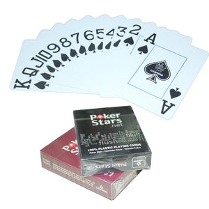 Texas Hold'em Plastic Playing Cards Waterproof Frosting Poker Card Pokerstar Board Game