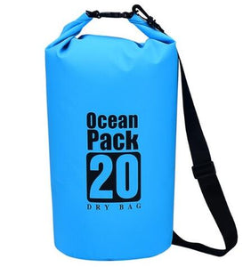 5L 10L 20L waterproof bag dry bag Sack Pouch Canoe Portable Dry Bags backpack for Boating Kayaking Camping Rafting HikingBicycle