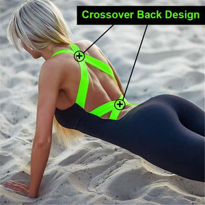Workout Tracksuit For Women One Piece Sport Clothing Backless Sport Suit Running Tight Dance Sportswear Gym Yoga Women Set