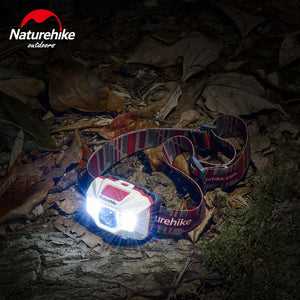 Naturehike Ultralight Waterproof USB Charge LED Headlamp 4 Modes Headlight