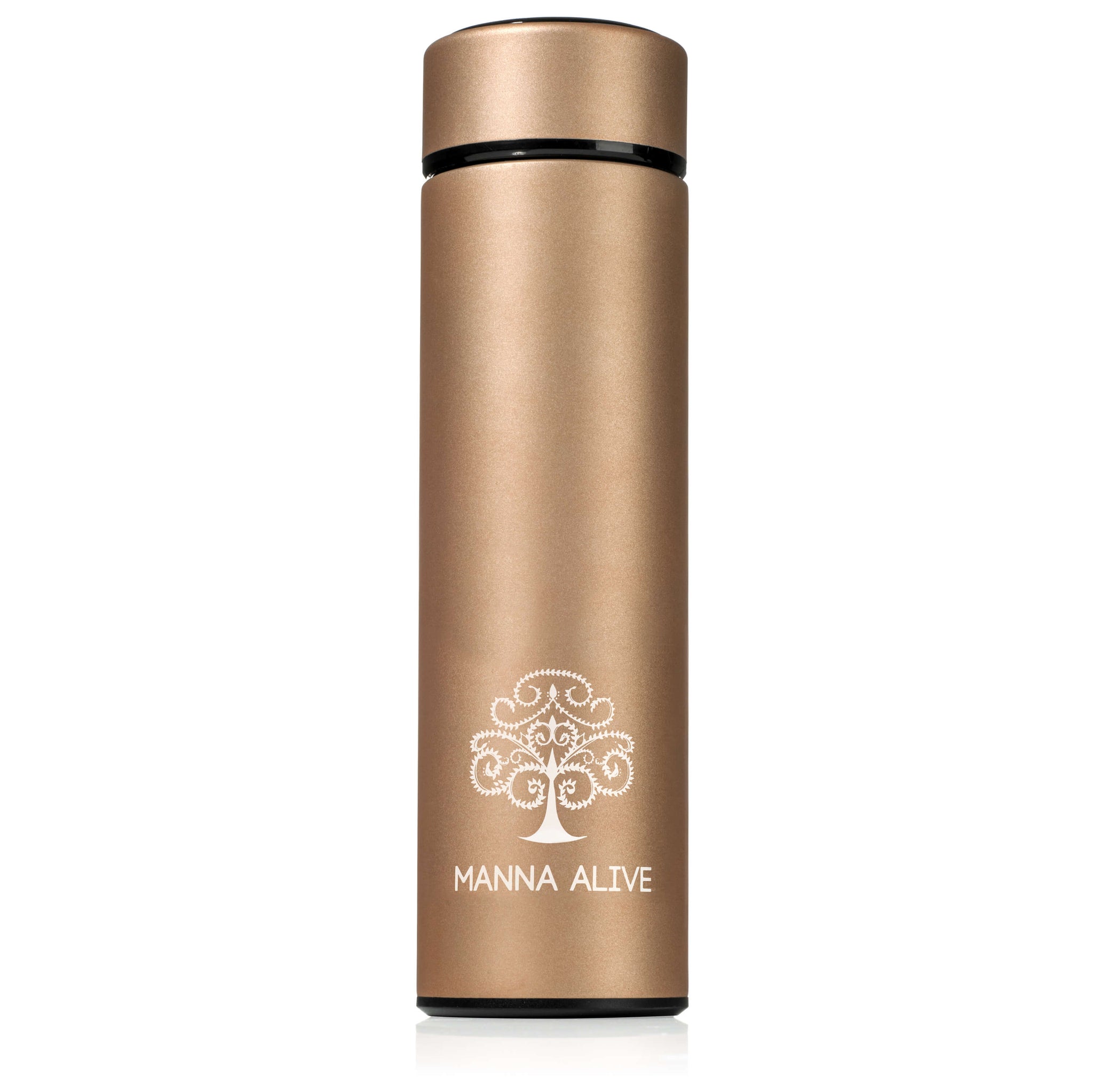 Manna Alive - Stainless Steel Thermos Water Bottle, 16.9 oz