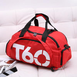 Men Sport Gym Bag Lady Women Fitness Travel Handbag Outdoor Backpack with Separate Space For Shoes sac de sport
